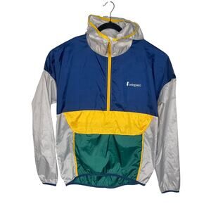 Cotopaxi Windbreaker Teca Windbreaker Hood Jacket Women L Men M Color Block